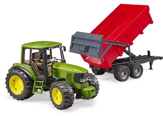 Bruder 02057 John Deere 6920 Tractor met Aanhanger 1:16