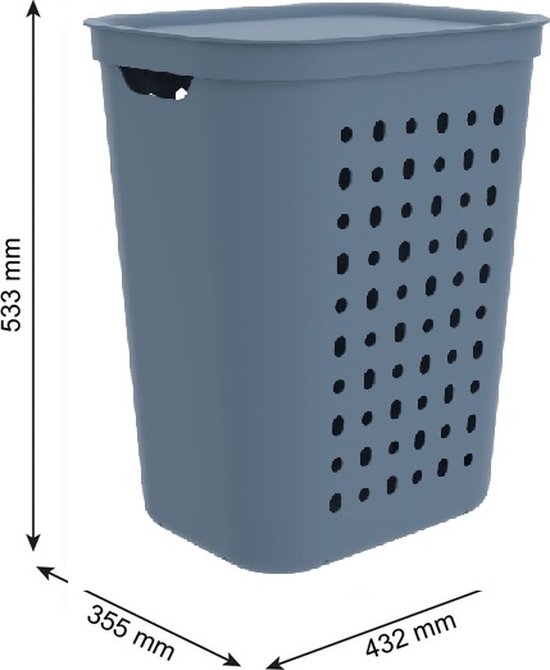 Rotho Jona Wasmand 55L Horizon Blauw