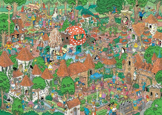 Jumbo JvH puzzel Sprookjesbos 1000 stukjes