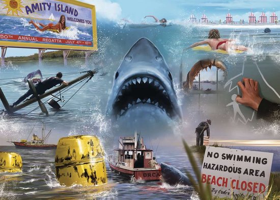 Ravensburger Jaws puzzel 1000 stukjes