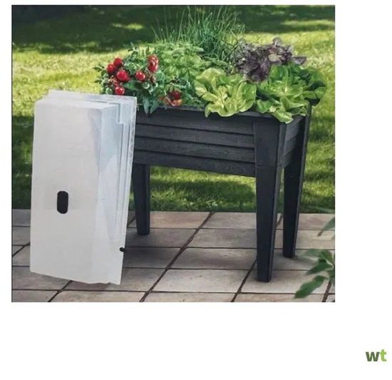 Kweektafel met deksel 78x40x83 cm Antraciet