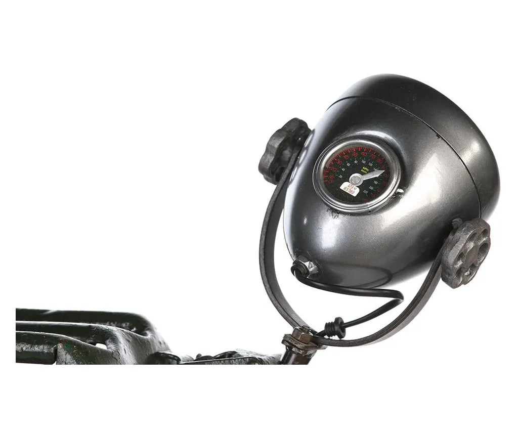Sleutelkast met lamp "PetrolCan" roest / 45x46cm