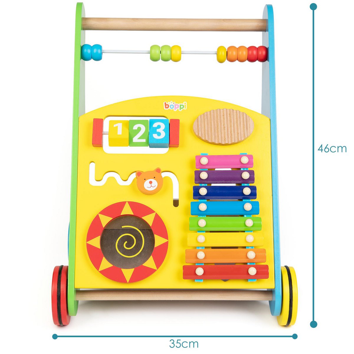 Boppi Loopwagen hout