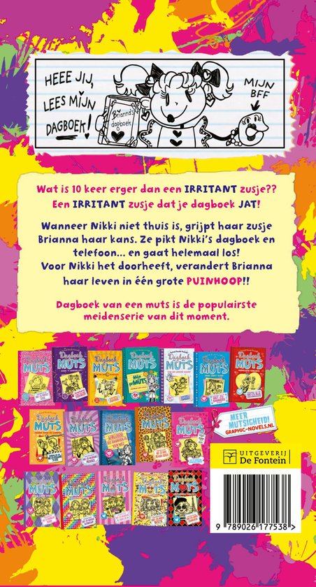 Boek Dagboek van een Muts Zussenstrijd!