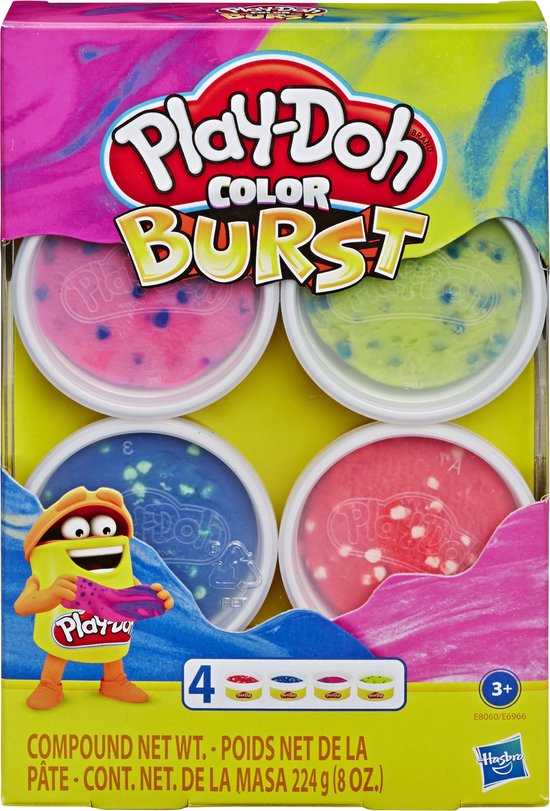 Play-Doh Kleuren Explosie met 4 Potjes Klei