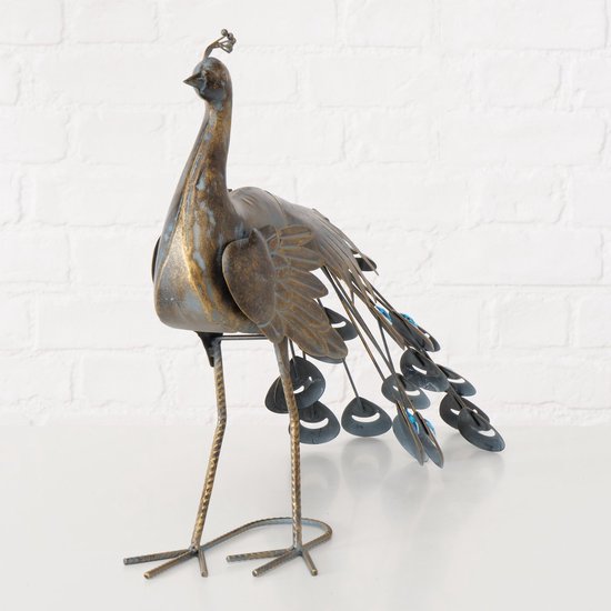 Boltze Home Beeld Pauw H 47cm