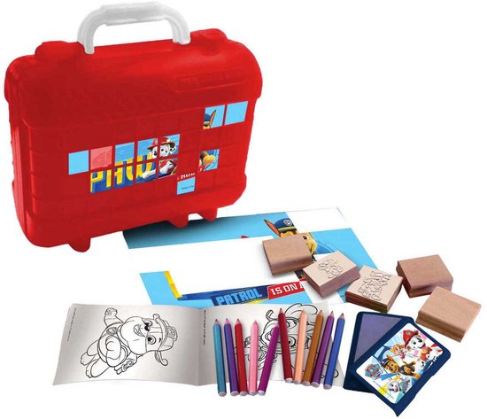 Paw Patrol Kleur-Stempel Kofferset