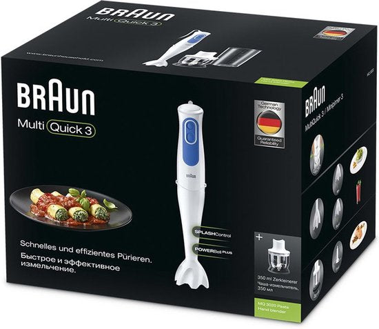Braun MQ3020WH Pesto Multiquick 3 Staafmixer