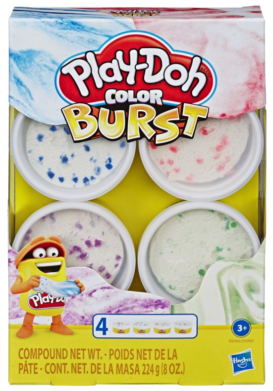Kleur explosie - PlayDoh - 4 pack