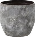 J-Line bloempot Ruw - metaal - grijs - Ø 40 cm