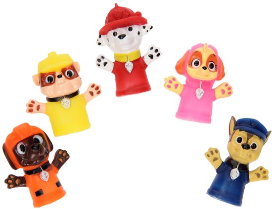 Paw Patrol Vingerpoppen 5-delig