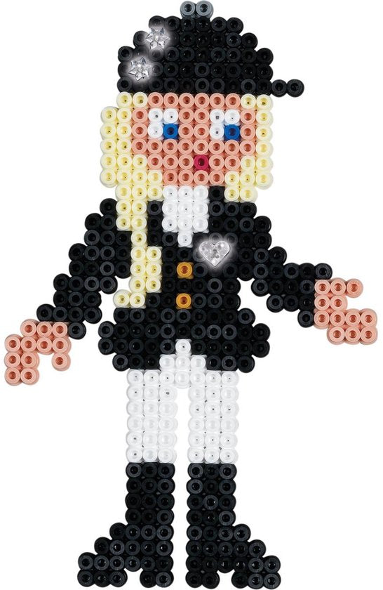 Hama Strijkkralen Paardenrijsschool 4000 Stuks Multicolor/Glitter