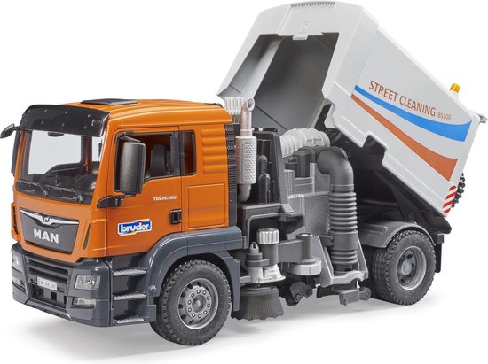 Bruder 03780 MAN TGS Stratenreiniger-Vrachtwagen