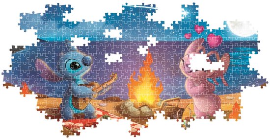 Clementoni Panorama Puzzel Disney Stitch 1000 Stukjes