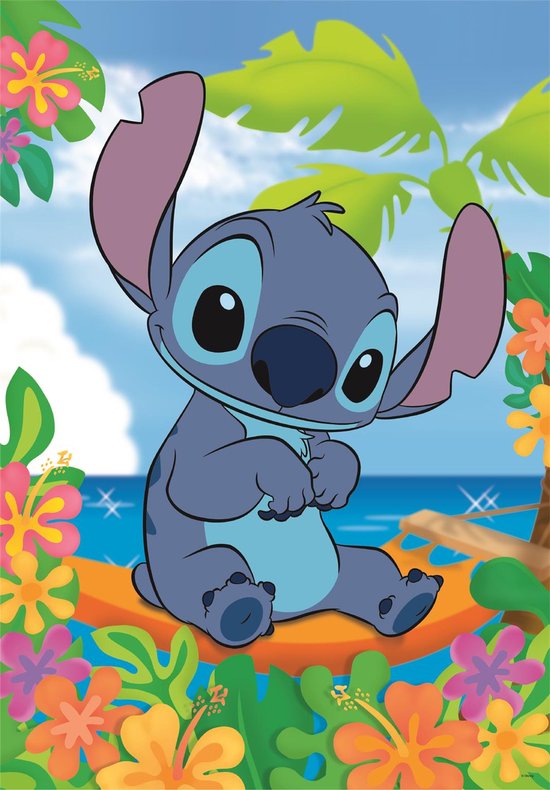 Clementoni Super Color Puzzel Disney Stitch 104 Stukjes