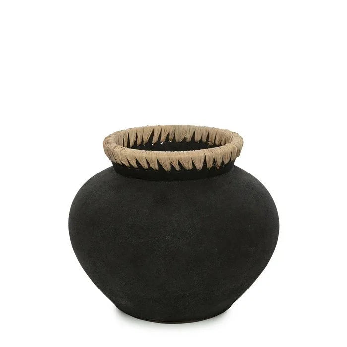Styly Vaas - Zwart Naturel - M