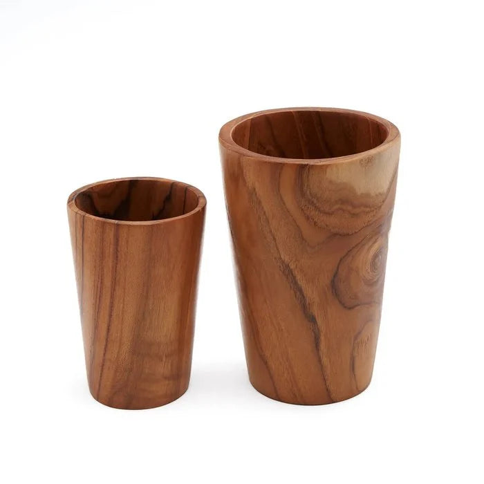 Teakwortelbeker - 12cm hoog