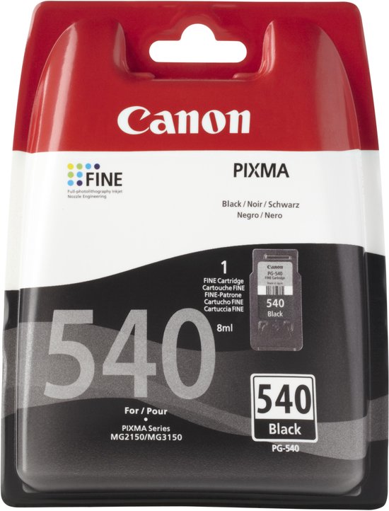 Canon Pg-540 Inktcartridge Zwart