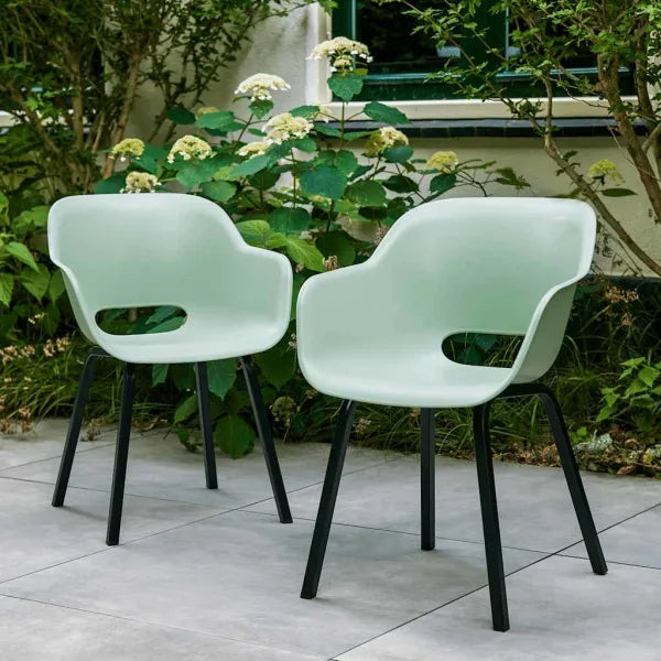 Tuinstoel met Metalen Poten "Noa" 2 stuks