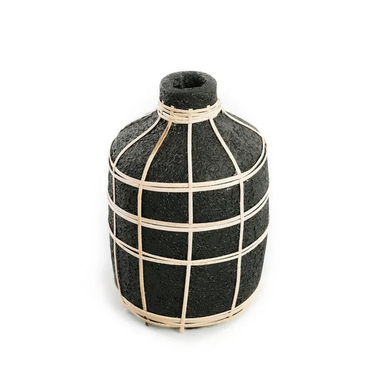 Whoopy Vaas - Zwart Naturel - M