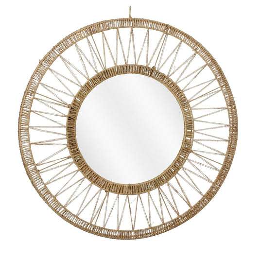 Spiegel Ludy - H5 x Ø70 cm - Jute - Lichtbruin