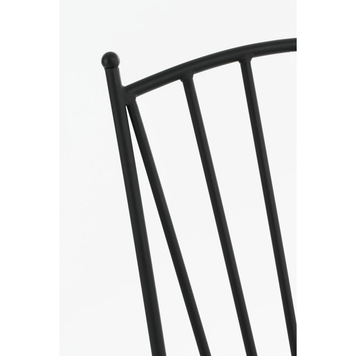Cambria Bistrostoel - L40 x B52 x H88,5 cm - Metaal - Zwart