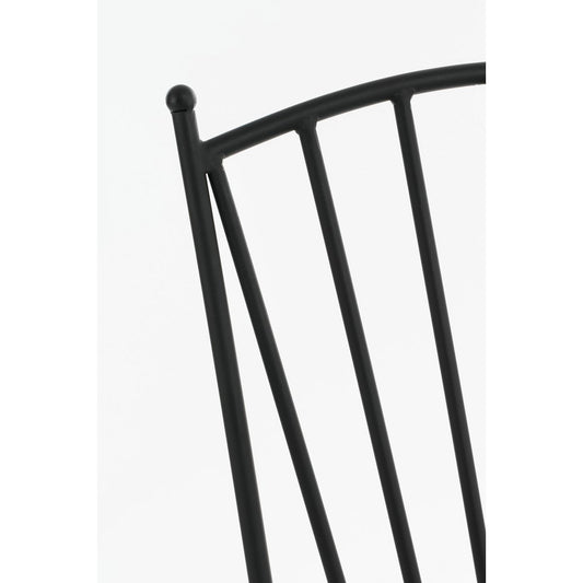 Cambria Bistrostoel - L40 x B52 x H88,5 cm - Metaal - Zwart
