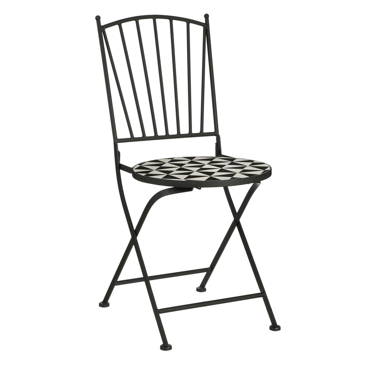 Cambria Bistrostoel - L40 x B52 x H88,5 cm - Metaal - Zwart