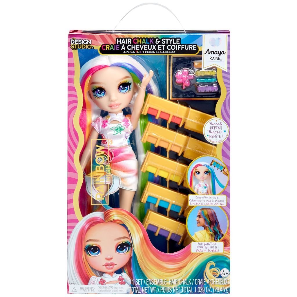 Rainbow High Hair Chalk & Style Pop Amaya Raine