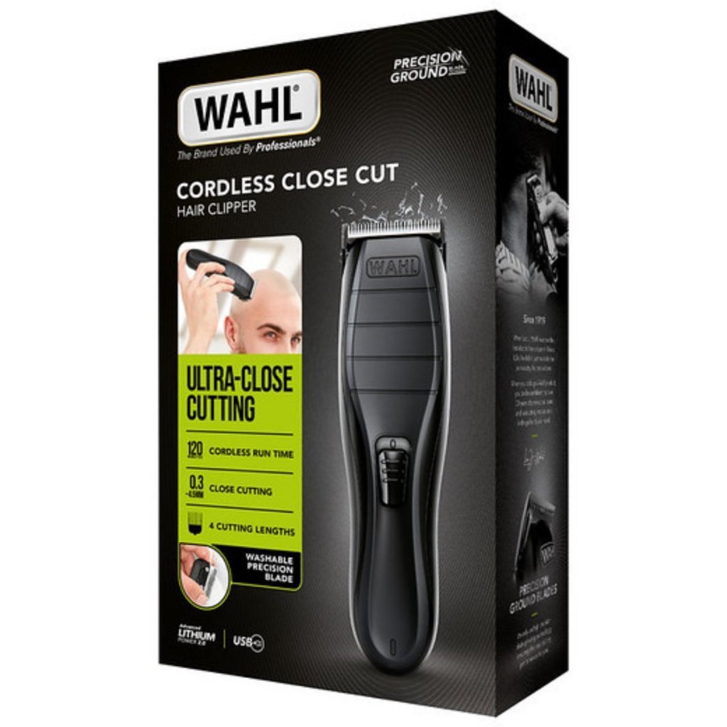Wahl Cordless Close Cut Tondeuse Zwart