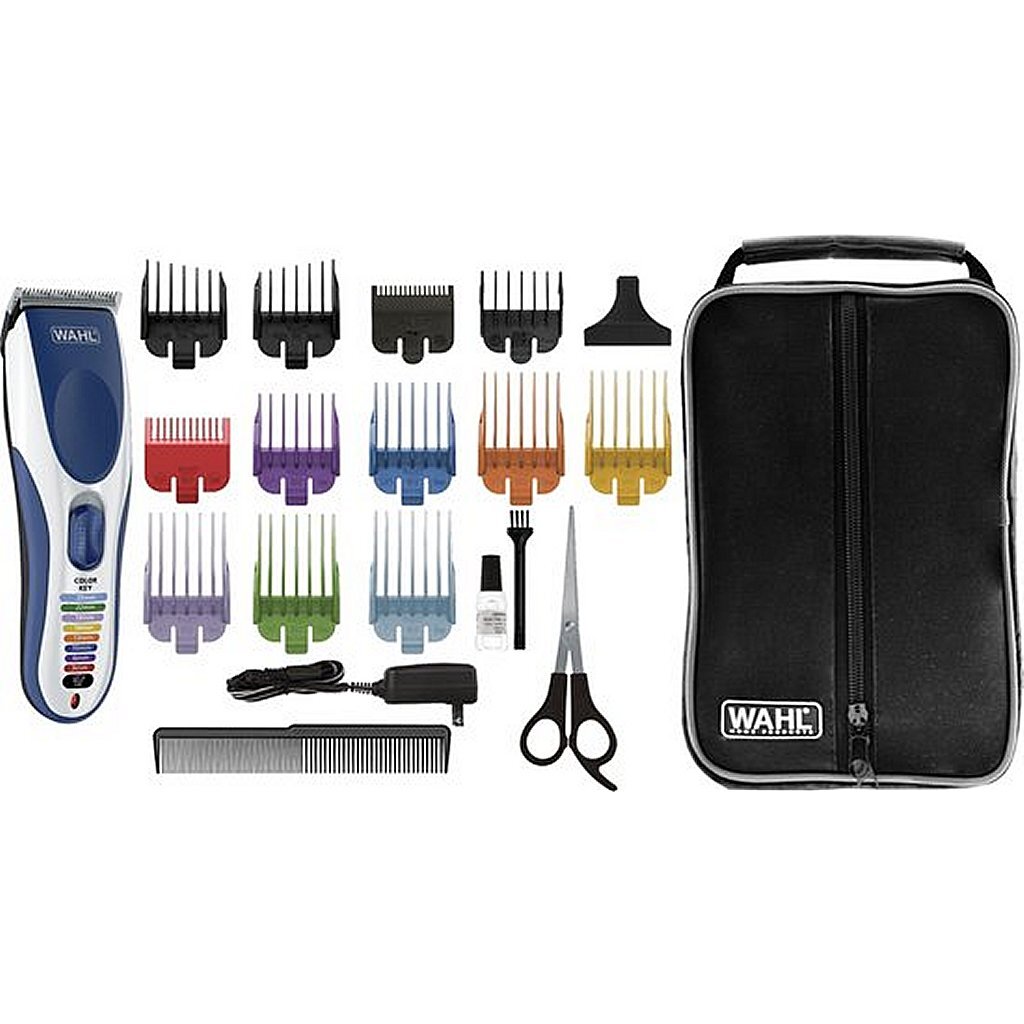 Wahl Color Pro Draadloze Tondeuse Wit/Blauw