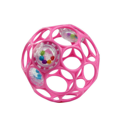 Oball Rattle Easy Grip Roze