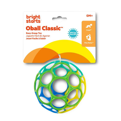 Oball Original Klassiek Easy Grip Blauw/Groen/Geel