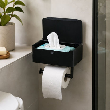 Toilet Roll Holder + Storage