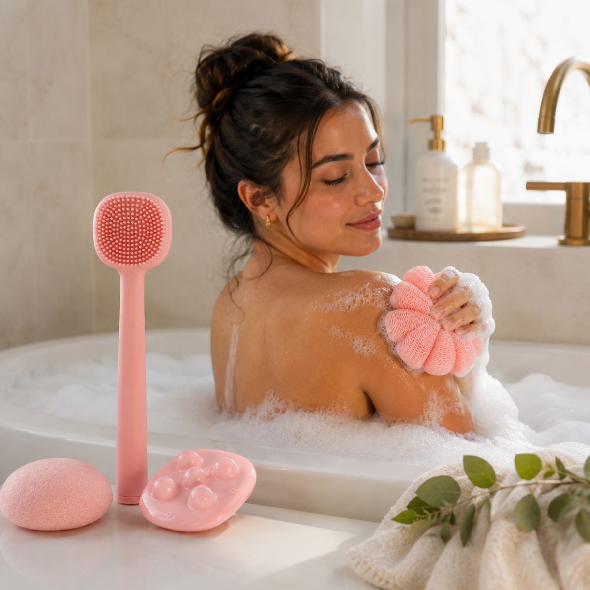 Bath Set 4Pcs