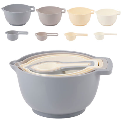 Mixing Bowl With Measuring Spoon 8Pc
