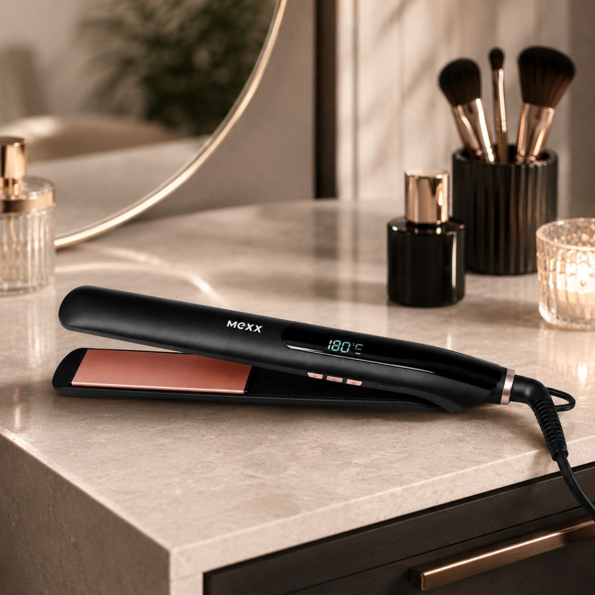 Hair Straightener Lcd + Temp Cont