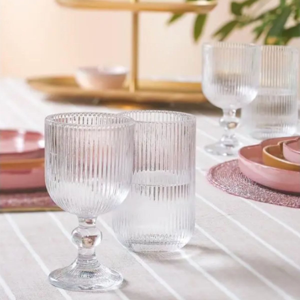 Merlot Wine Glass - Set Of 6 - 250 Ml - Glass - Transparent