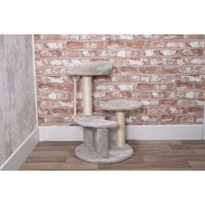 Cat Scratching Post Grey