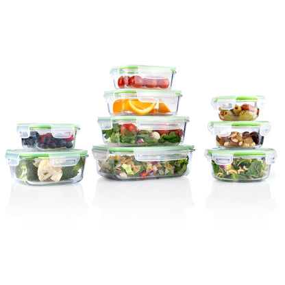 Food Container 18Pc 9Different Sizes