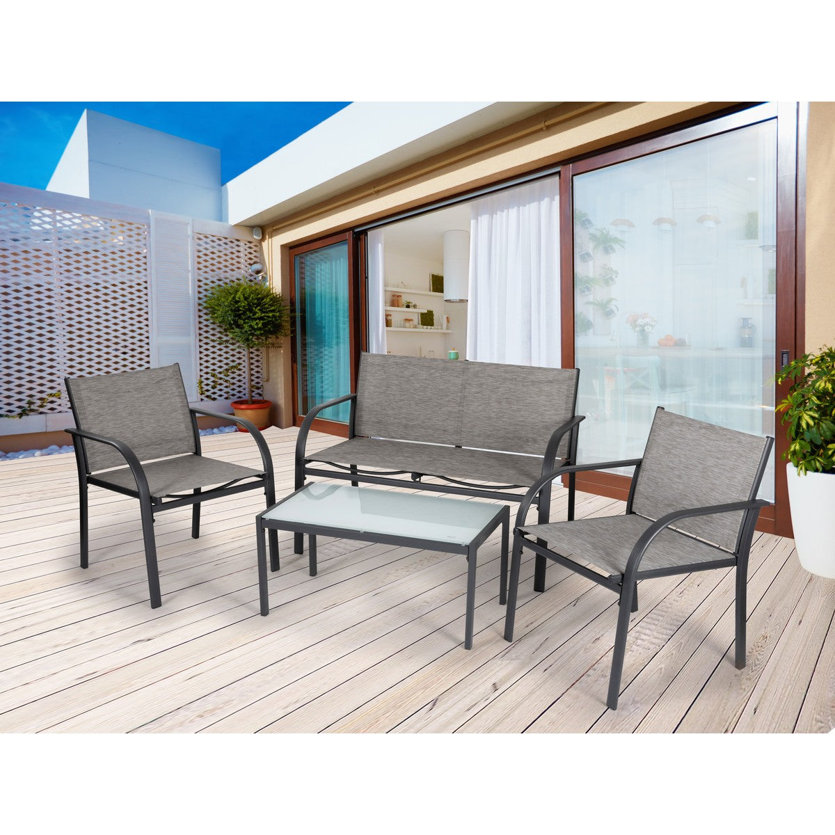 Loungeset Paris 4Pc