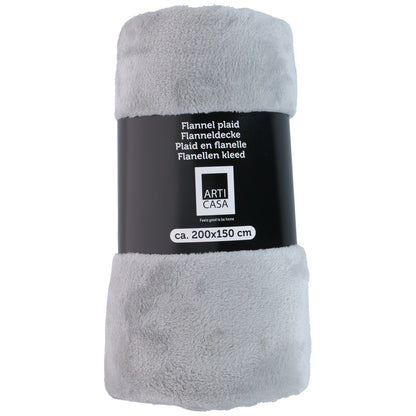 Plaid Flannel Light Grey