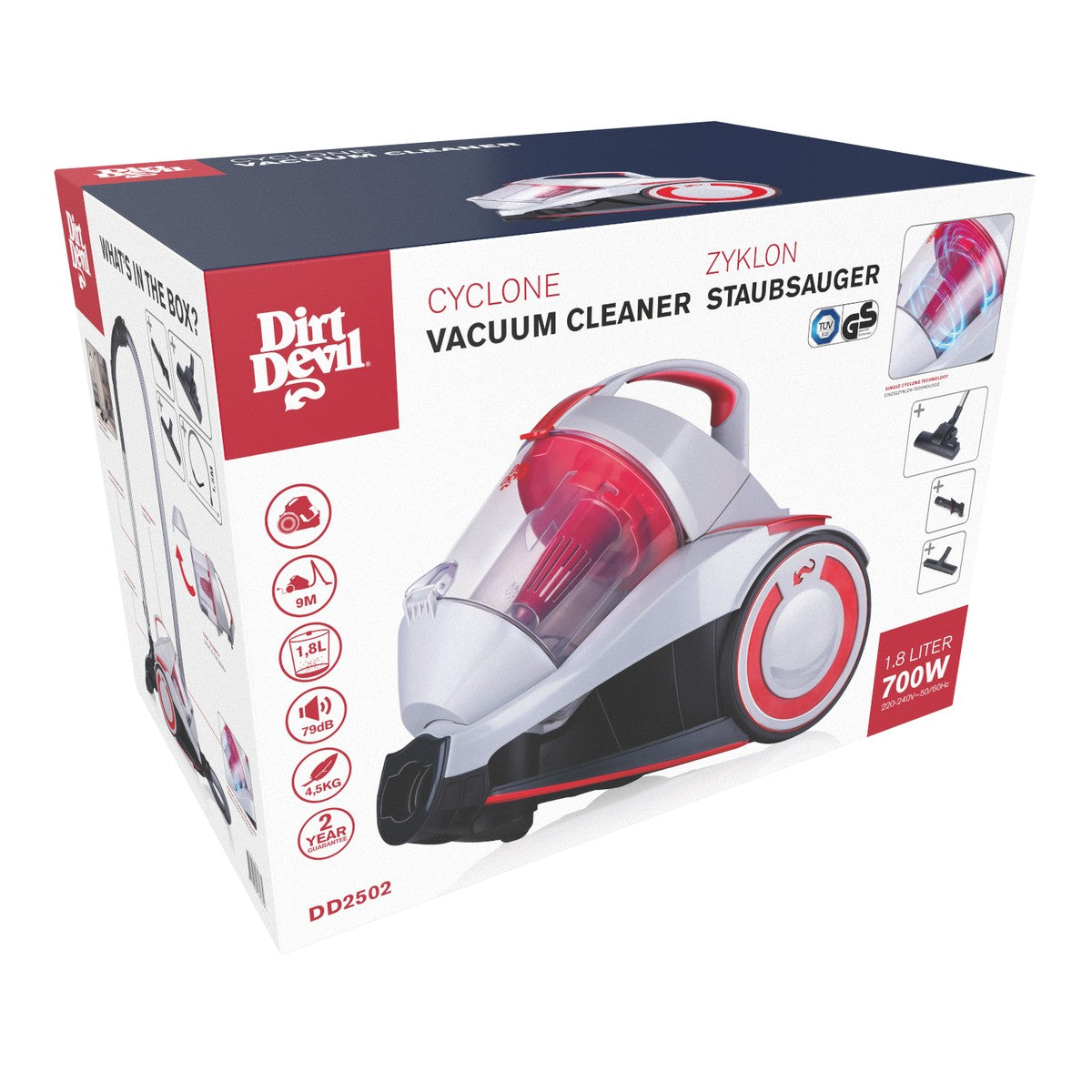 Vacuum Cleaner Bagless Dd2502