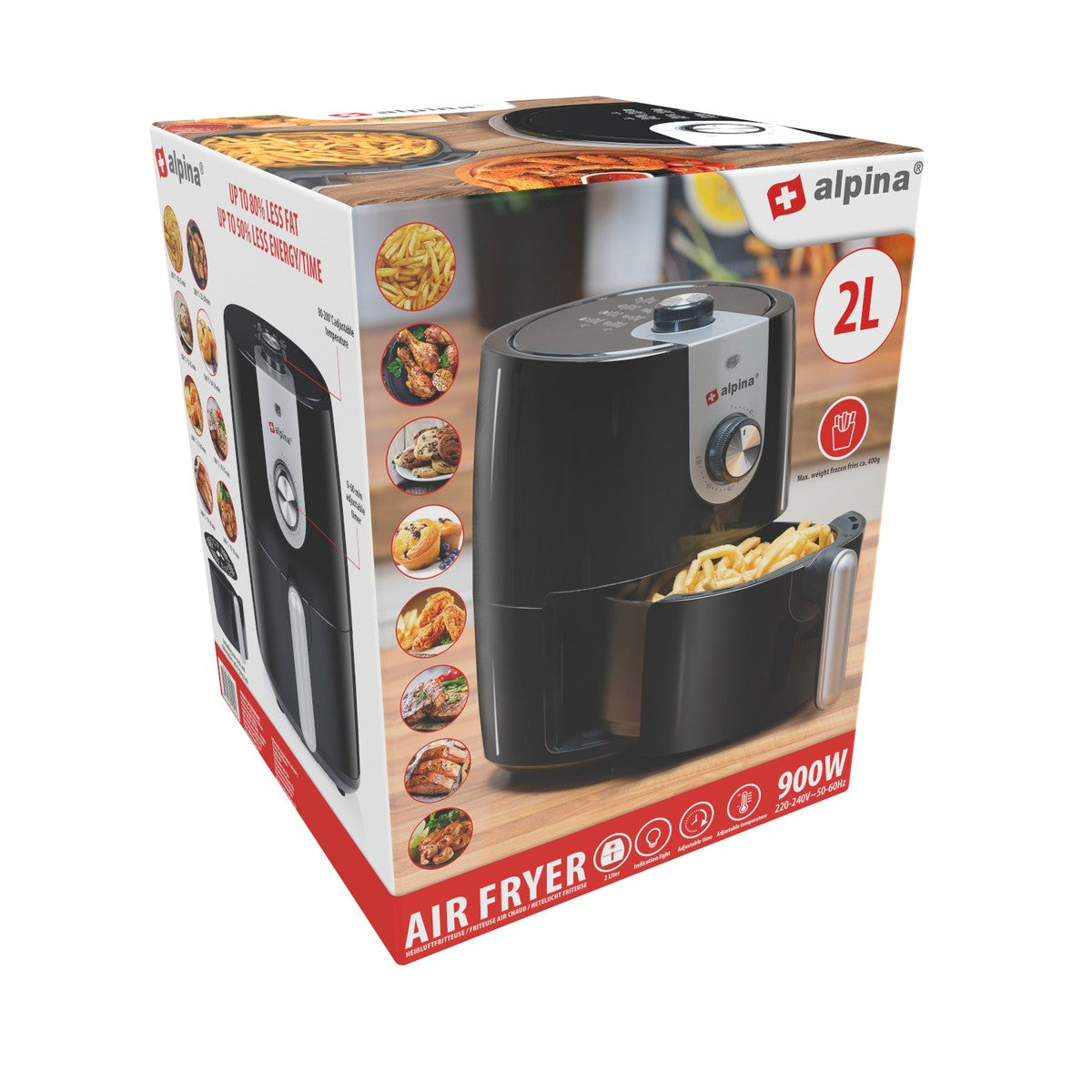 Airfryer 230V 2L 900W