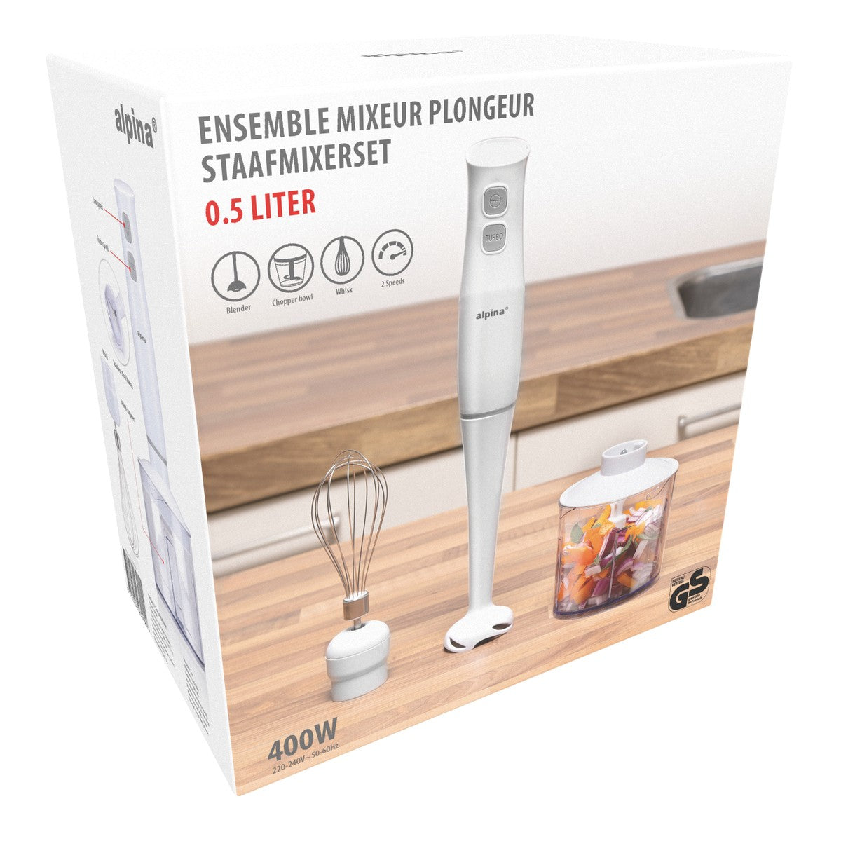 Hand Blender Set 230V 400W