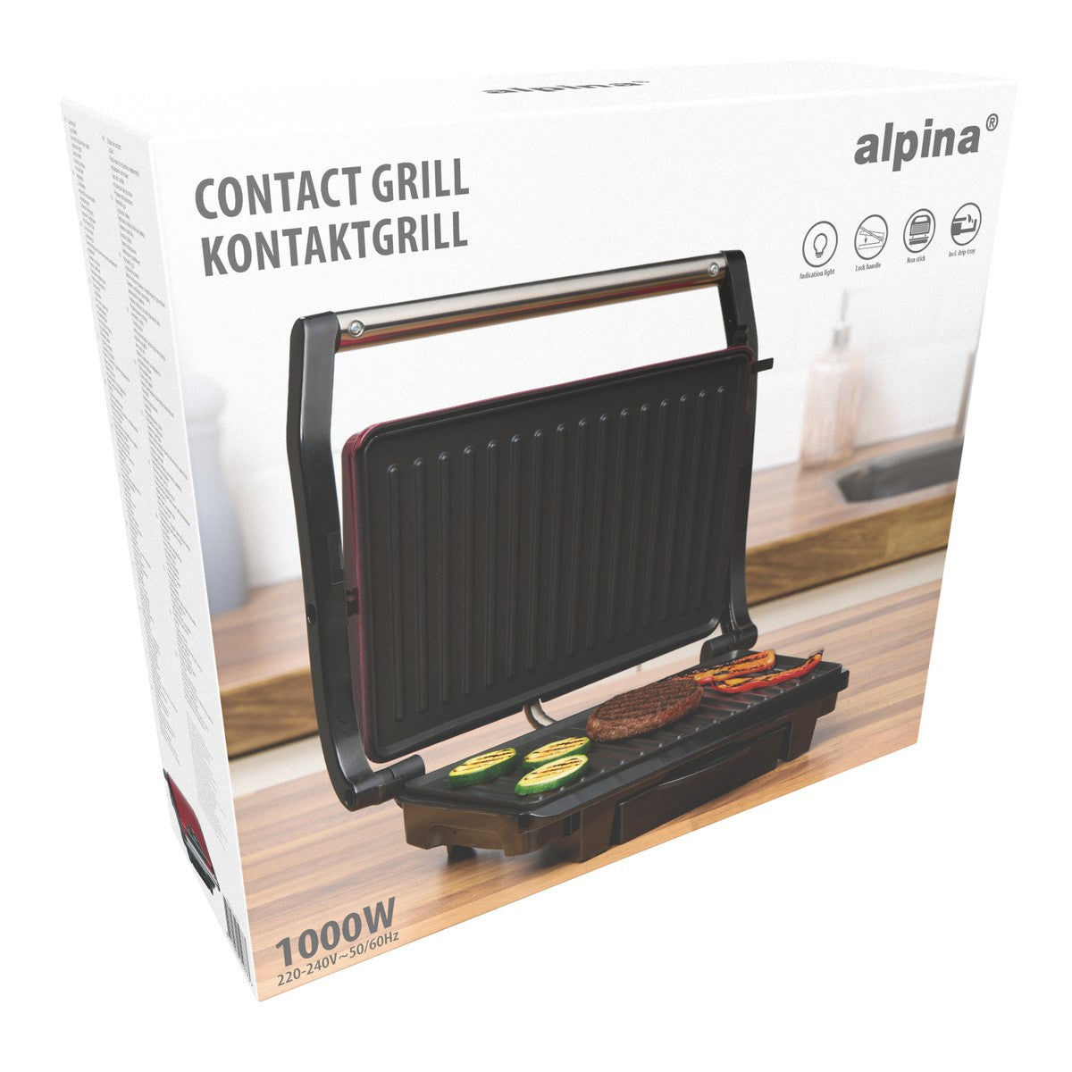 Contact Grill 220-240V 1000W