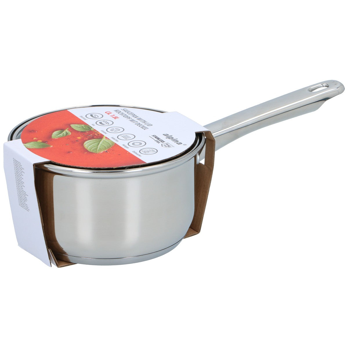 Saucepan W/Lid 1.2L Ø16Cm