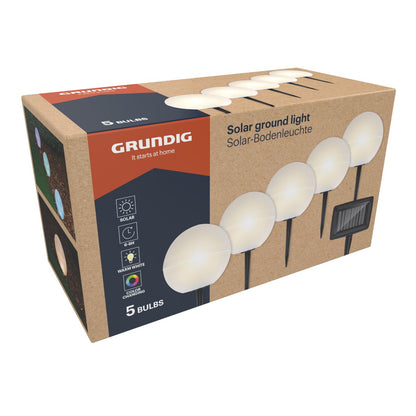 Light Solar 5 Balls Clr Change