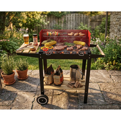 Barbecue Steel 85X42X83Cm