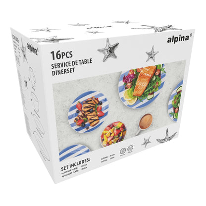 Dinnerset 16Pcs